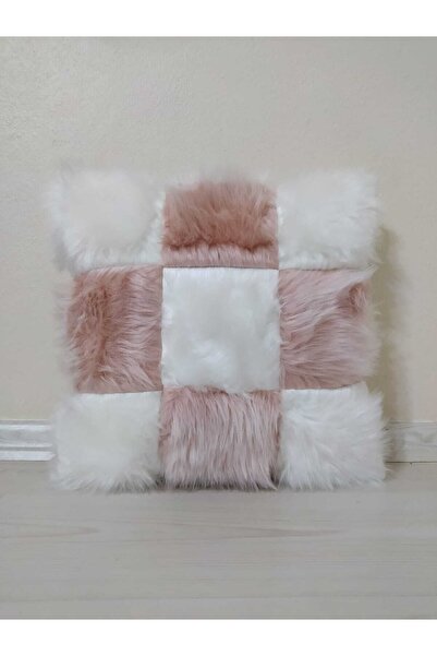 YILMAZHOME Плюшевий чохол для подушки в клітинку