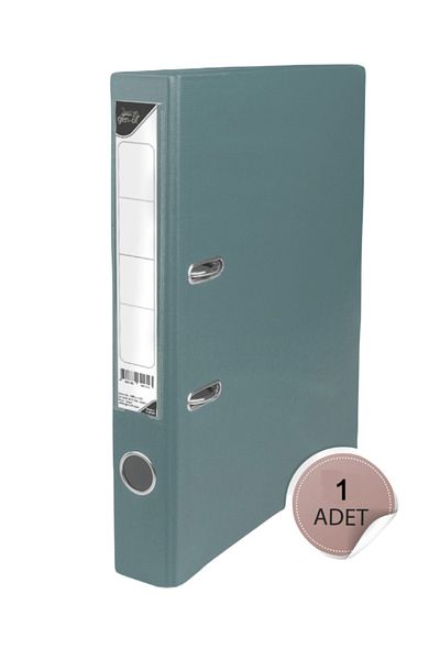 Gen-Of Plastic Folder Narrow Gray 1 Piece