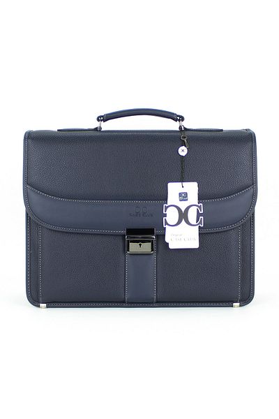 Case Club Men's Handbag with Lock Mechanism and A4 Paper and File Compatible Shoulder Strap