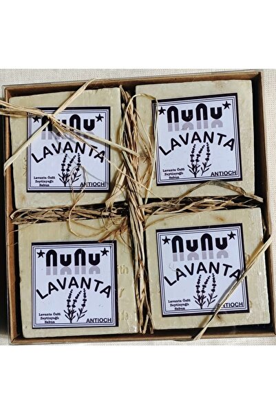 Lavanta Özlü Zeytin Yağı Sabunu   4lu Set
