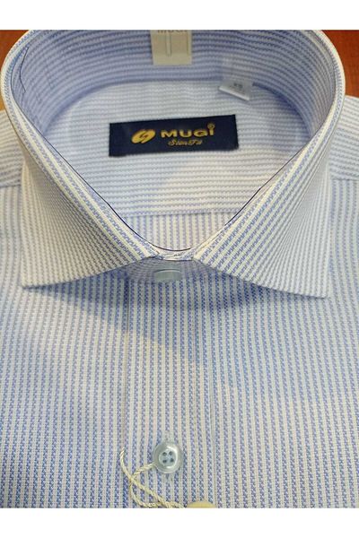 MUGİ Мъжка риза с дълъг ръкав Güncüoğlu Slim Fit