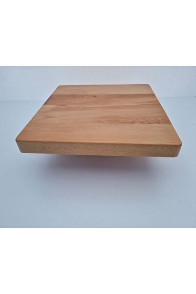 Bintaş Mobilya Kayın Kütük Cafe Masa Üstü Tablası 60x60 cm