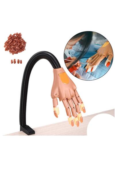 Loreen Protez Tırnak Ve Kalıcı Oje Masa Tipi Prova Eli + 100 Yedek Tırnak