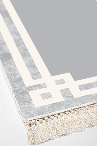 Alanur Home Eco Trend Djt Washable Non-Slip Base 3-Piece Bedroom Set 657m Modern Gray