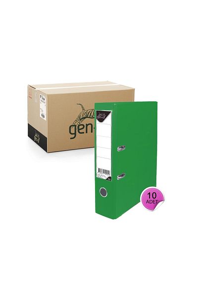 Gen-Of Plastic Folder Large Green 10 Pieces