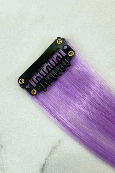 Jelen Aksesuar Lilac Snap Hairpiece 50cm Snap and Remove Hair