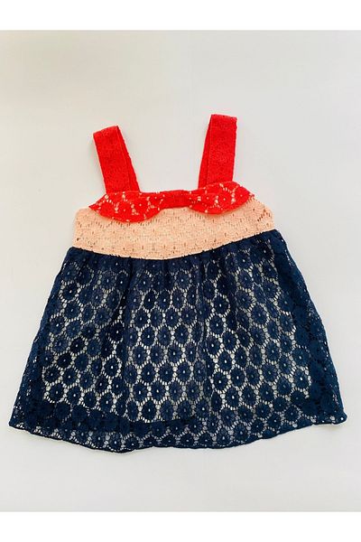 Çikoby Baby Girl Lace Strap Dress