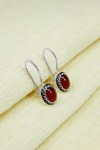 Güzel Gümüşçülük 925 Ayar Gümüş Mardin Midyat Hasırı Doğal Taşlı Kadın El Işi...