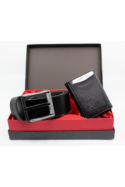 Çanta Sepetim Automatic Mechanism Wallet and Belt Set