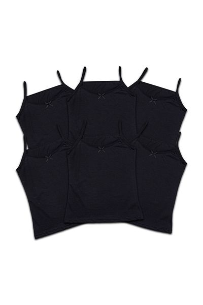 Yevda 6-Piece Girl's Rope Strap Bamboo Tank Top