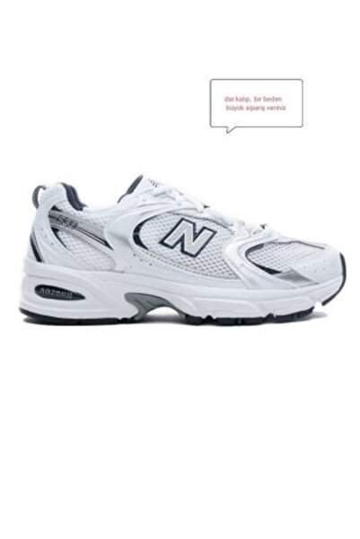 New Balance Unisex Λευκά Αθλητικά Παπούτσια - 530 Mr530sg