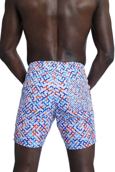 Enzo Stanley Ανδρικό πολύχρωμο μαγιό με σχέδιο