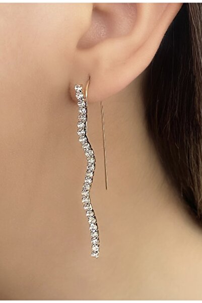 PAPATYAM STYLE Su Yolu Sallantılı Küpe