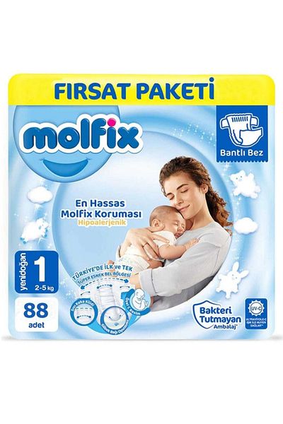 Molfix 3d Newborn Opportunity Package 88 Pieces
