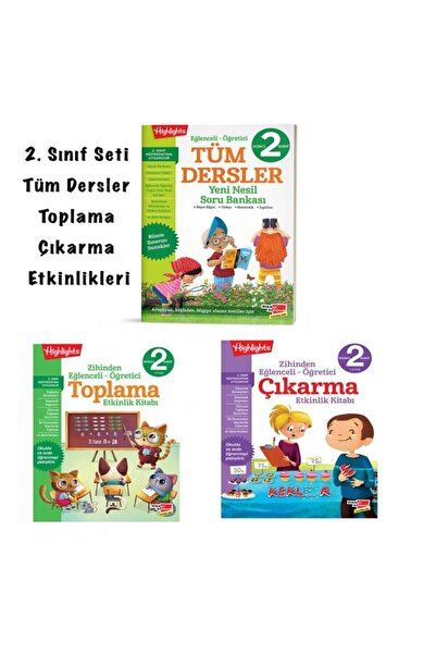 Dikkat Atölyesi Yayınları 2. Sınıf Seti Tüm Dersler Soru Bankası 2.sınıf Zihi...