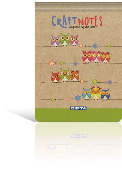 Gıpta ' Craft Notes Wire Stitching Memo Pad (a4) - 60 Sheets Plain