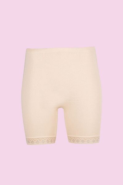 Ceylanoğlu Women's Cotton Ribana Lace Long Open Toilet Top 3Pcs