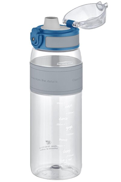 Uzspace Ff مشروب مريح (بدون حشوة) 600 مل زجاجة مياه تريتان من السيليكون