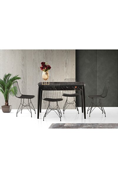 MUTLUALIŞVERİŞMERKEZİ Damla Açılır Döner Kaşıklıklı Mutfak Yemek Masası 60*90