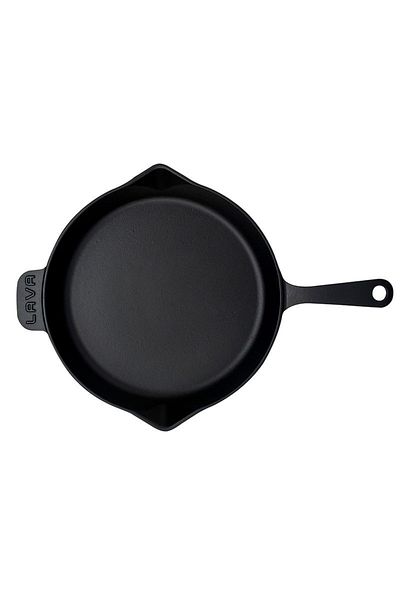 Lava (LATCH BASKET GIFT ) Lava Black Mat Round Frying Pan 30 cm