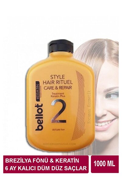 BELLOT Keratin Bakım & Brezilya Fönü No:2 1000 Ml