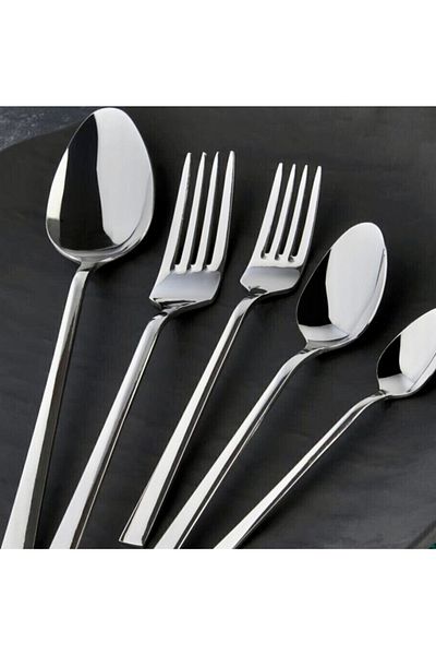 NİCE Pro 30-Piece Spoon Fork Set for 6 Persons