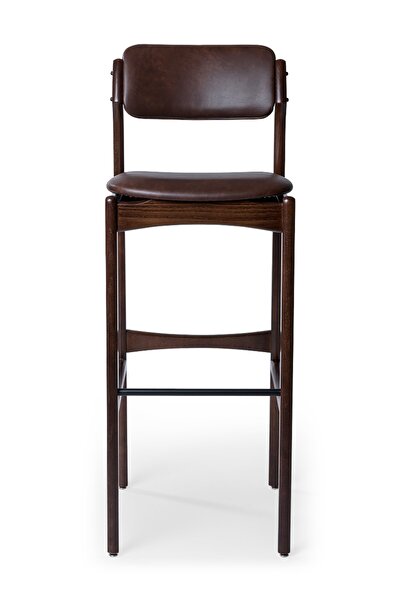 Arzu Wood & Olaio & Ahşap Bar Sandalyesi