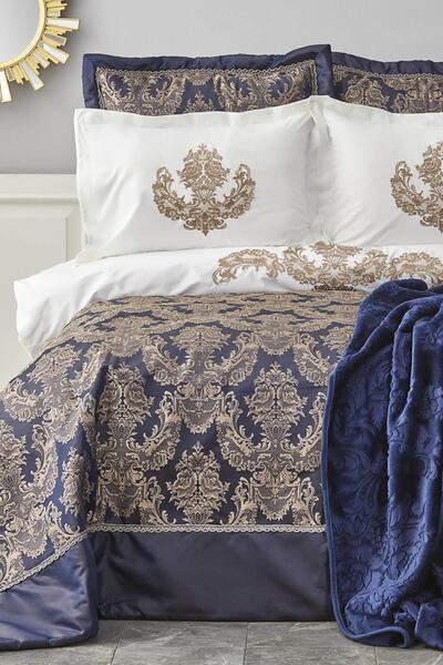 Karaca Home Helena Lacivert 10 Parça Çeyiz Seti