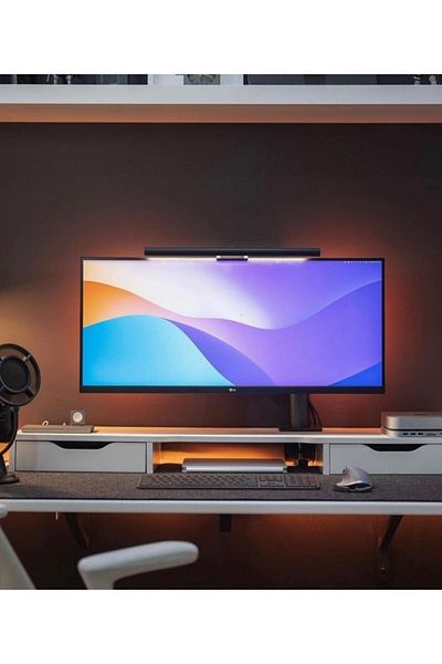 garaccu Felt Desk and Mouse Mat Pad for Office Gaming and Study Table 40X120 cm (Special Size)