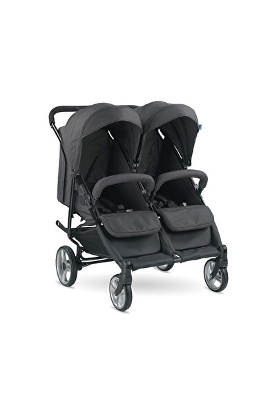 BabyHope Bh-3077 عربة أطفال سيتي توين باللون الأسود