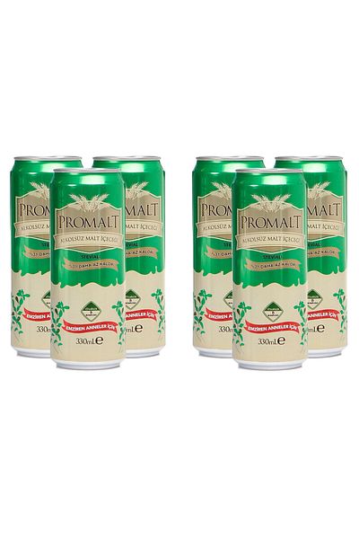 Promalt 6 Pack Non-Alcoholic Malt Beverage with Stevia