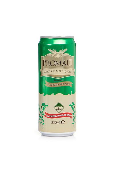 Promalt 6 Pack Non-Alcoholic Malt Beverage with Stevia