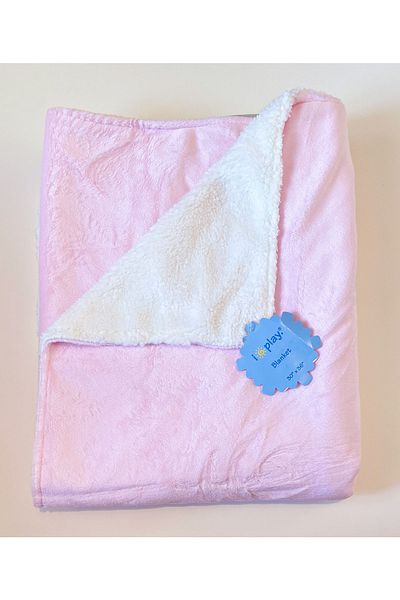 iplay I Play Cuddle Velvet Plush Double Sided Baby Blanket 75x90cm