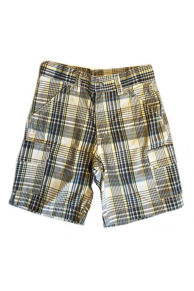 Gymboree Boys Green Plaid Bermuda Shorts