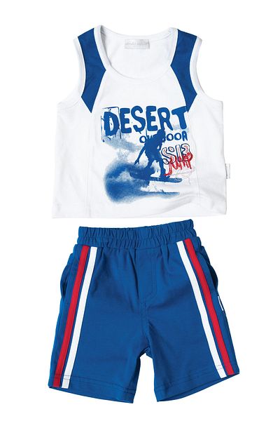 andywawa 6-9 Months, One Size, Baby Boy Summer Combed Cotton T-Shirt Shorts Set