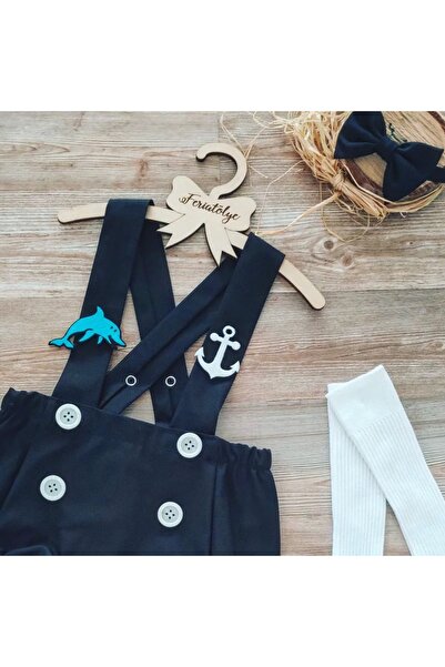 Feriatolye Denizci Konsepti Erkek Bebek Pasta Patlatma Kostümü