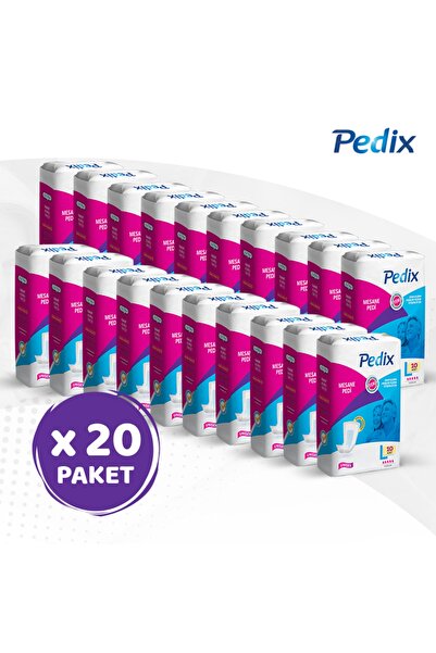 PEDİX Mesane Pedi Unısex Büyük Boy Large (l) 10x20 200 Adet