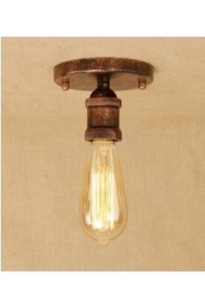 RİOLİGHT Retro Copper Antique Ceiling Light
