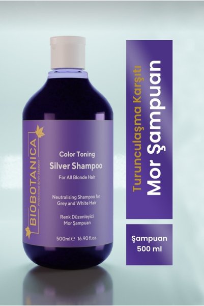 Biobotanica Professional Silver Turunculaşma Karşıtı Mor Şampuan 500 Ml