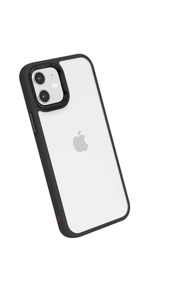Musal iPhone 12 Case Raised Edge Protection Airbag Silicone