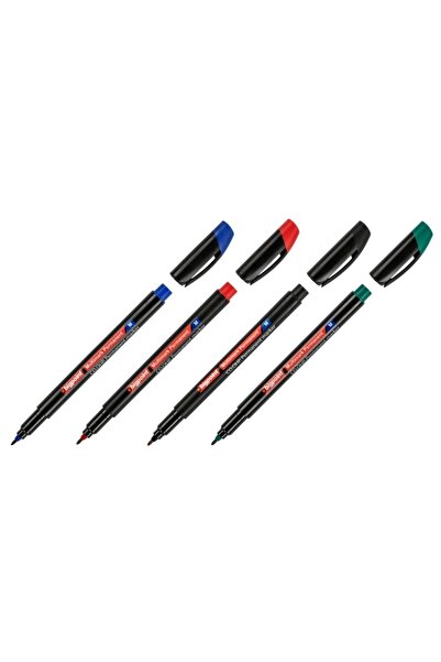 Bigpoint Permanent Marker (acetate) Pen M 1.0 Set of 4