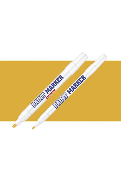 Bigpoint قلم ماركر للرسم مكون من قطعتين باللون الذهبي