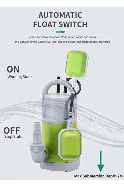 DYNAMİC MAX German Desing Sıfırdan Emişli Qsb 4003f 0.55hp 0.4kw Plastik Kirl...