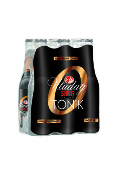 Uludağ Sıfır Kalori Tonik 6x250 Ml 5 Adet