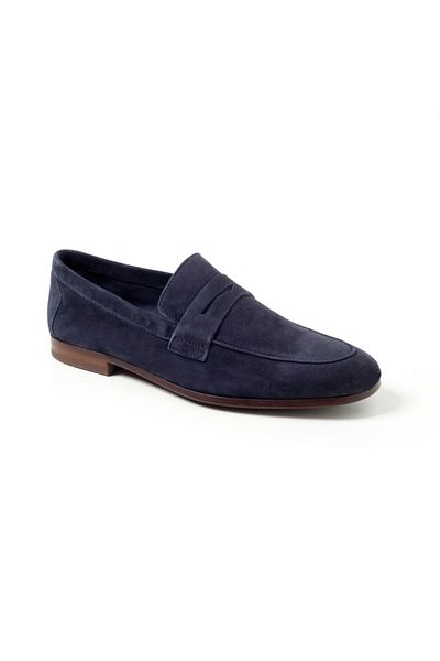 Frau Tenis pentru bărbați 34b5 Daino Leather Blu