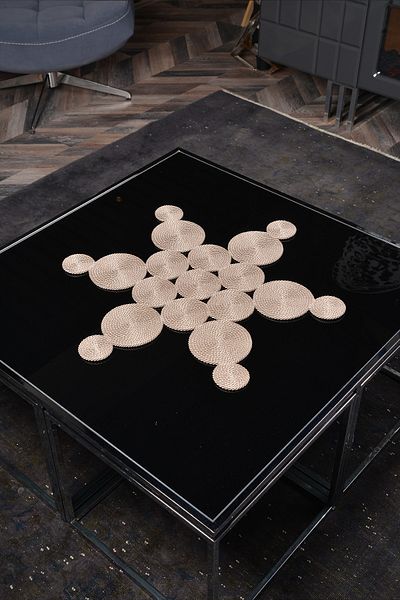 Natural Dowry Margarite Light Mink Washable Polyp Wicker Rope Living Room Dining Table Coffee Table Kitchen Cloth Runner