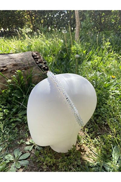 Pearly Handmade Αξεσουάρ μαλλιών White Crystal Crown