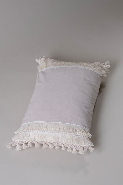 vivamaison Husă de pernă cu ciucuri din bumbac cu ciucuri, design special, be...