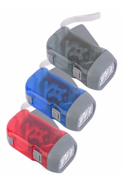 mrtbilisim Deprem Feneri 2 Adet Pilsiz Fener Kendinden Şarj Edilen Dinamolu F...