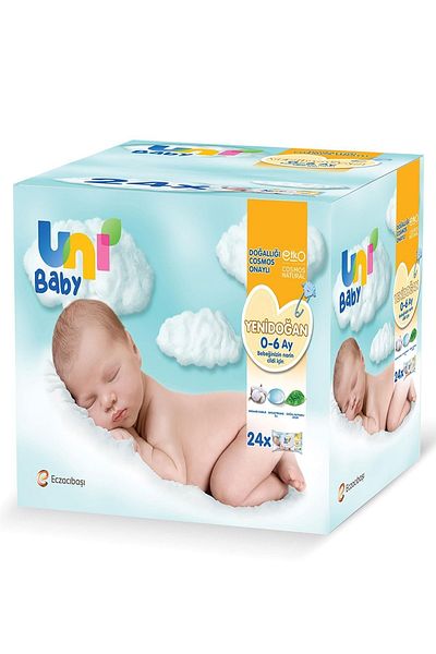 Uni Baby Newborn Wet Wipes 24pcs 960 Sheets